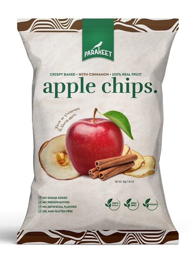 PARAKEET - Red Apple Chips with Cinnamon 30 Gm - Image 1