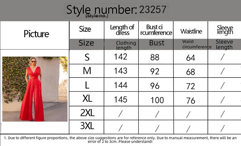Fashion New Slim Fit Jumpsuit High Waist Slimming Jumpsuit Straight Wide Leg Pants For Women - Image 2
