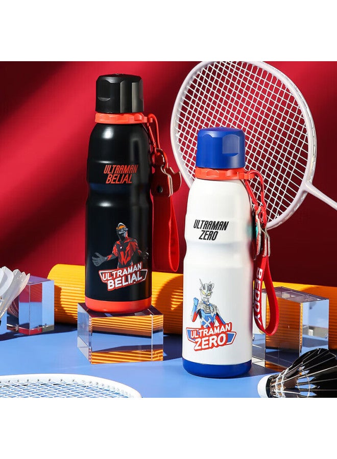 Beddybear Insulated Water Bottle With Strap, Portable 316 Stainless Steel Sports Water Bottle, Large Capacity Student Cup 600ml, Sai Ruo Zhizhi - Image 2