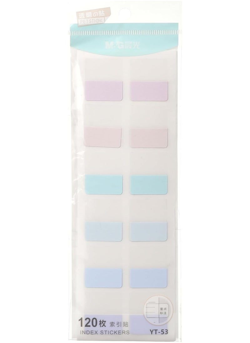 M&G M&G Chenguang Colored Index Stickers Boost It Sticky Notes 120pcs - No:YT-53  - Image 3