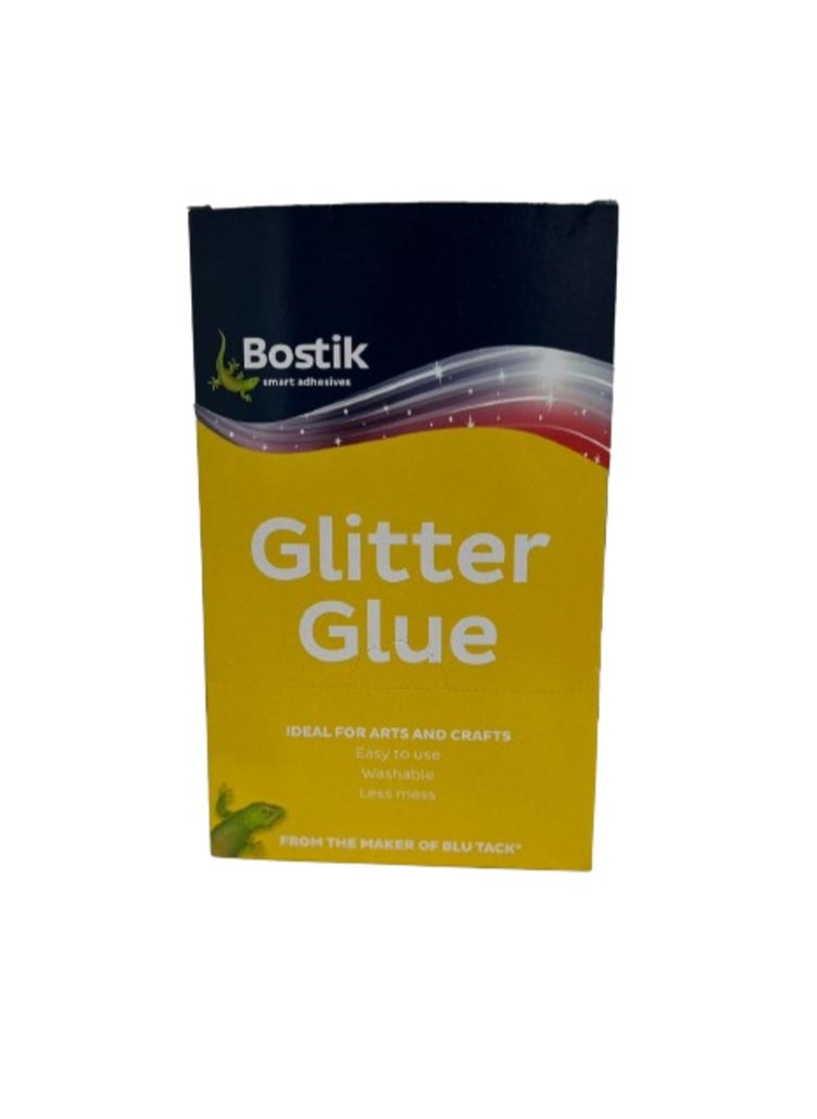 Bostik Art Glitter glue pens pack - set of 6 assorted colours - for school/craft/hobby (Pack of 6)  - Image 5