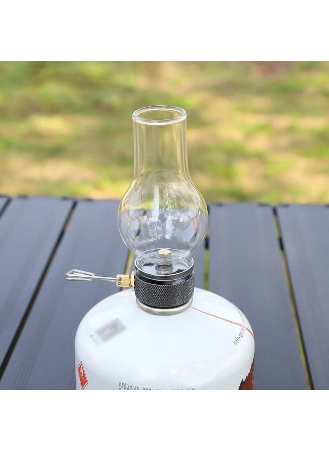 Generic - Portable Camping Gas Candle Lamp Light, Compact Butane Gas Light, Night Light Gas Lamp, Outdoor Use For Camping Fishing Picnic - Image 1