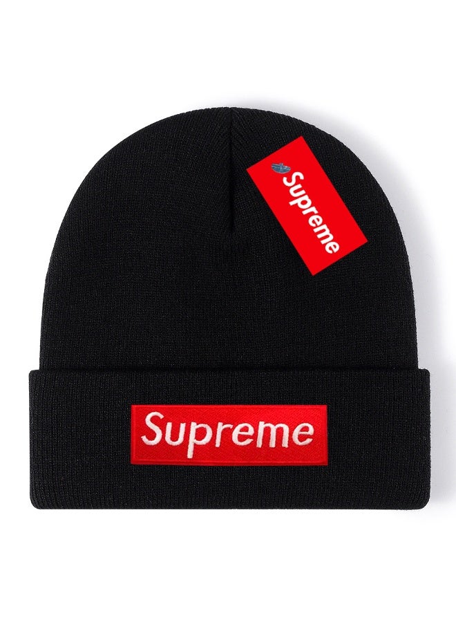 SUPREME قبعة بيانيه حمراء من سوبريم (أسود)