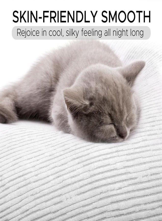 وسادة الجسم من شناوزر هوم للبالغين - حشوة وسادة سرير طويلة وناعمة للنوم - رغوة الذاكرة المقطعة وغطاء قابل للإزالة والغسل - وسادة على شكل بجعة للنوم على الجانب أثناء الحمل 49 بوصة (رمادي) - Image 4