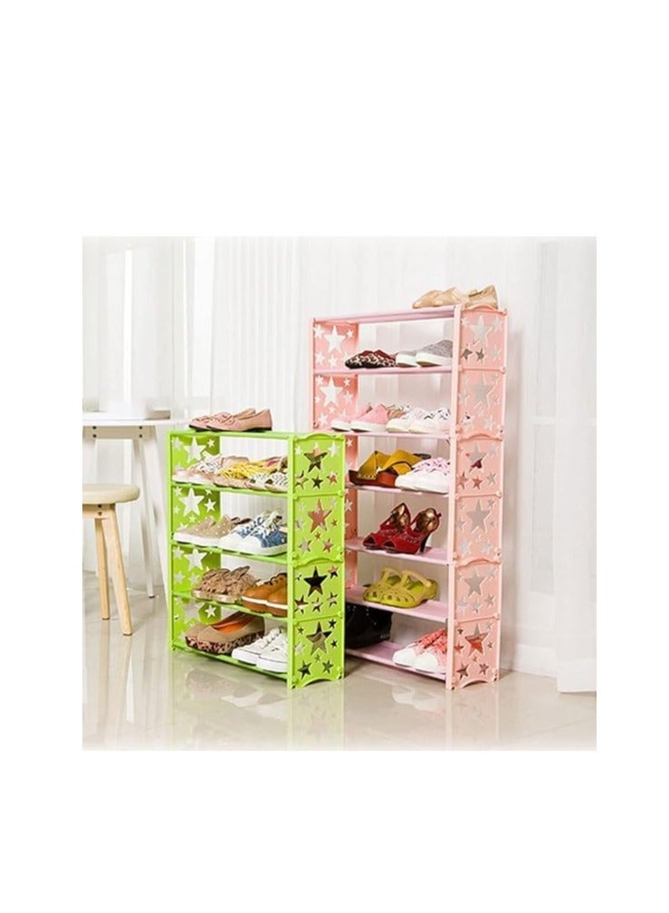 Shoe Rack, Shoe Rack, Space Saving Plastic Vertical Shelf, Perfect Garage Closet Organizer Rack - Image 2