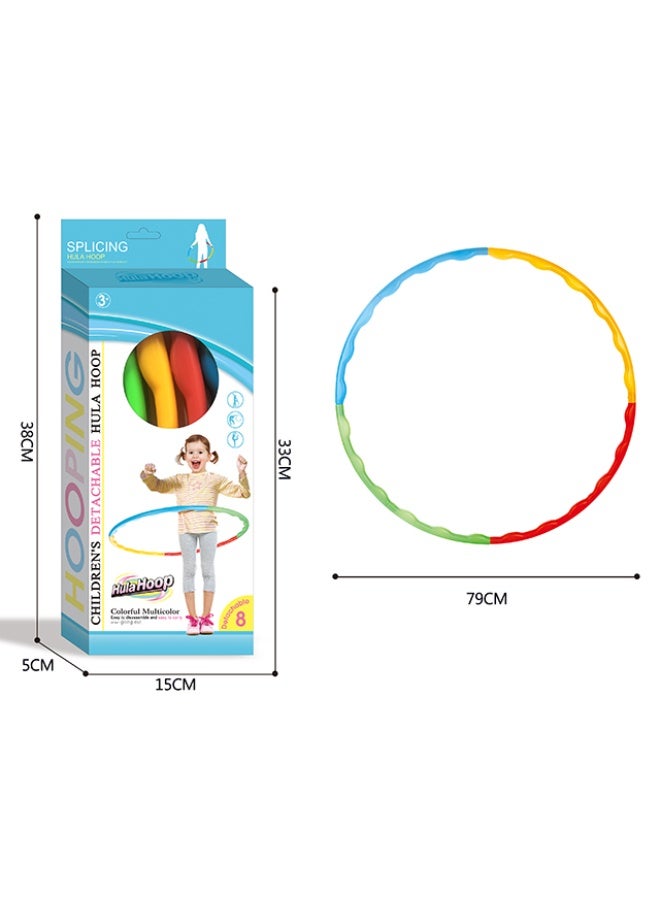 TOY GARDEN Adjustable Detachable Hula Hoop for Kids – Lightweight Fitness Toy for Indoor & Outdoor Play - Image 2