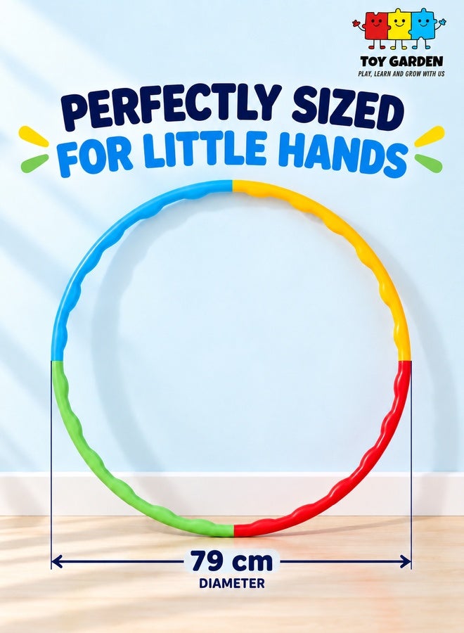 TOY GARDEN Adjustable Detachable Hula Hoop for Kids – Lightweight Fitness Toy for Indoor & Outdoor Play - Image 4