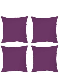 Sleep night Pack Of 4 Colored Pillow Soft Decorative Pillow, size 45X45 CM  - Image 1