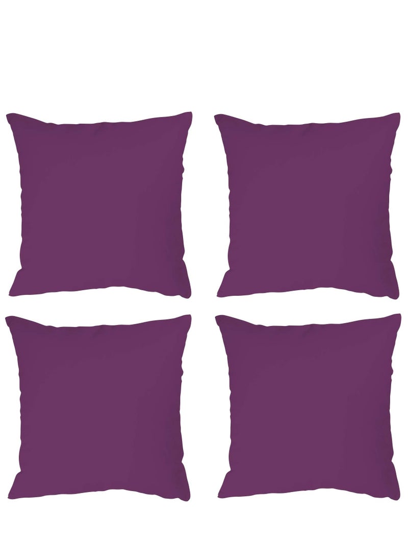 Sleep night Pack Of 4 Colored Pillow Soft Decorative Pillow, size 45X45 CM  - Image 1
