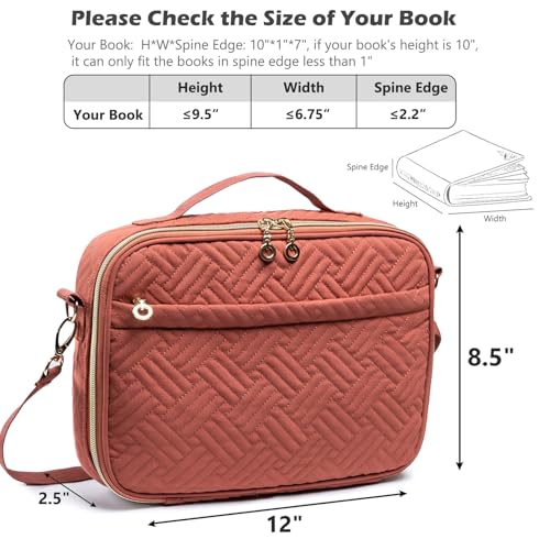 IMAGINING Bible Cover for Women - Stylish Large Bible Bag - Journal Case with Handles for Bible Carrying - Gift for Women or Book Lovers - Image 5