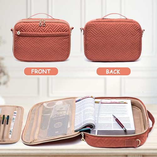 IMAGINING Bible Cover for Women - Stylish Large Bible Bag - Journal Case with Handles for Bible Carrying - Gift for Women or Book Lovers - Image 4