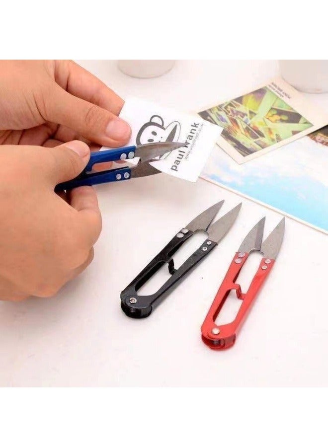 HAVFUN Scissors All Purpose, 3 Pack Ultra Sharp Blade Scissors for Clothes Cutting, Professional Ergonomic Comfort Grip Scissors for Office School Home Supplies Fabric Sewing DIY Cutting General Use (Random color*3) - Image 4