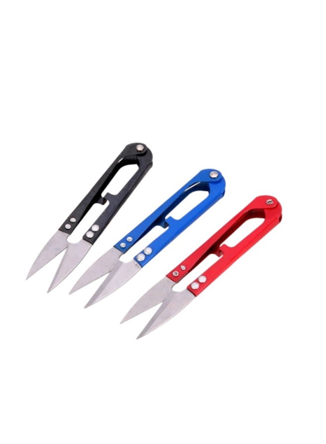 HAVFUN Scissors All Purpose, 3 Pack Ultra Sharp Blade Scissors for Clothes Cutting, Professional Ergonomic Comfort Grip Scissors for Office School Home Supplies Fabric Sewing DIY Cutting General Use (Random color*3) - Image 1