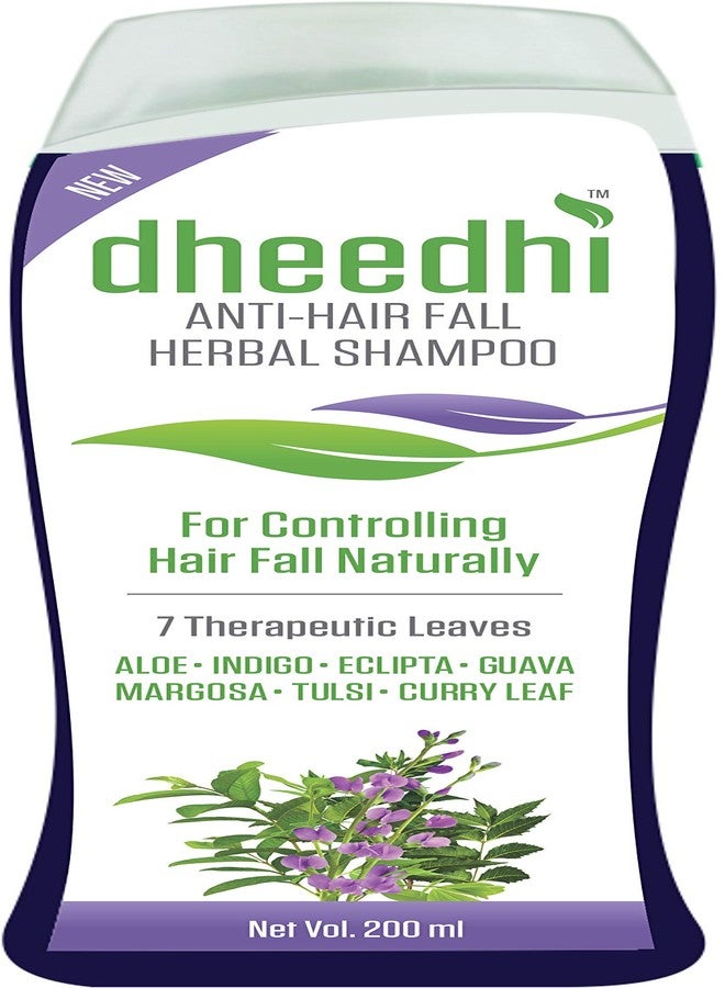 Dhathri Dheedi Anti-Hair Fall Herabal Shampoo For Controlling Hair Fall Naturally - 200ml (Pack Of 2) - Image 1