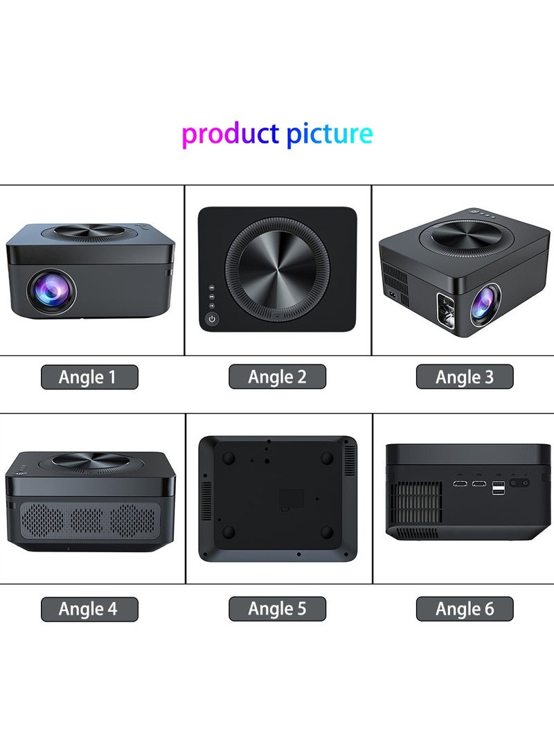 general Smart Projector X1 Max Portable Projector Full HD 1080P 4K HDR10+Technology 4GB RAM+32GB Memory 3D Display Play Games / Watch Movies / Screen Mirroring / Music Sharing / Working Conference Blue-Ray DVD Player Built in CD, DVD, VCD, SVCD, CD-R/RW, DVD±R, DVD±RW - Image 2