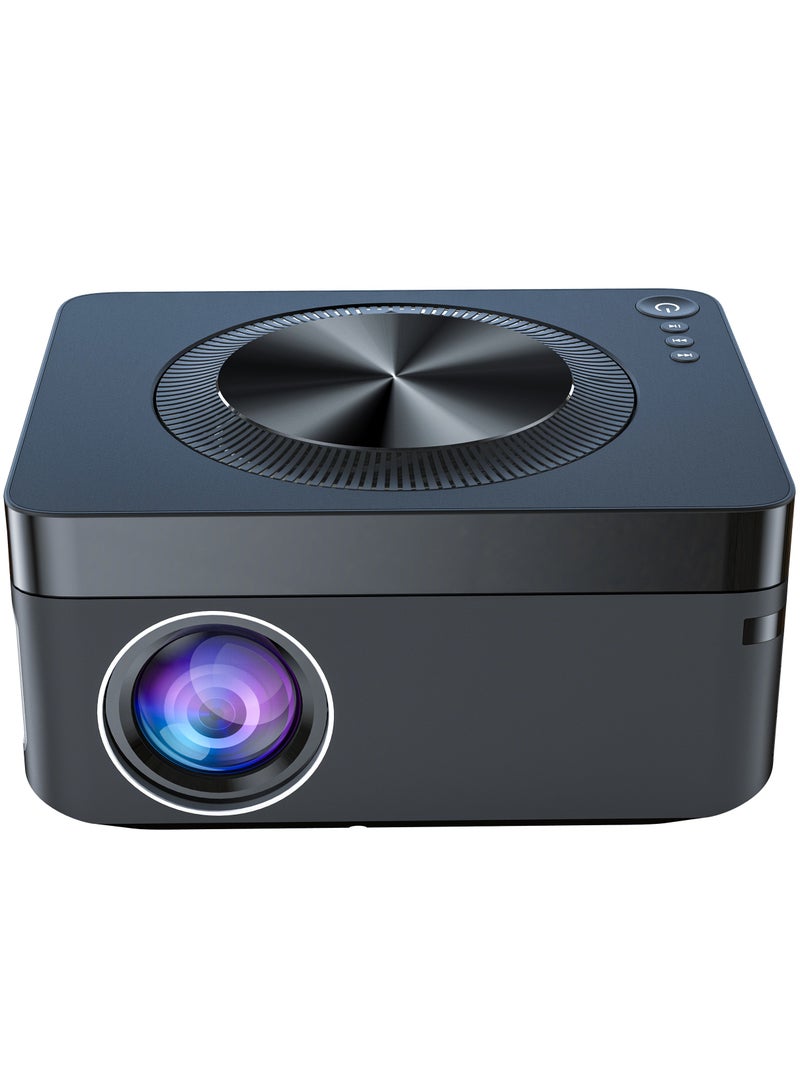 general Smart Projector X1 Max Portable Projector Full HD 1080P 4K HDR10+Technology 4GB RAM+32GB Memory 3D Display Play Games / Watch Movies / Screen Mirroring / Music Sharing / Working Conference Blue-Ray DVD Player Built in CD, DVD, VCD, SVCD, CD-R/RW, DVD±R, DVD±RW - Image 1