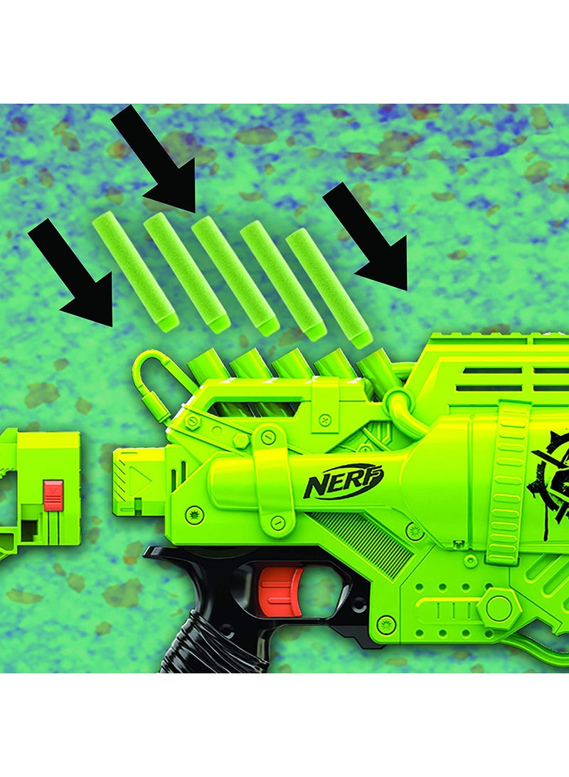 NERF Zombie Strike Ghoulgrinder Blaster Kids Toys - Image 3