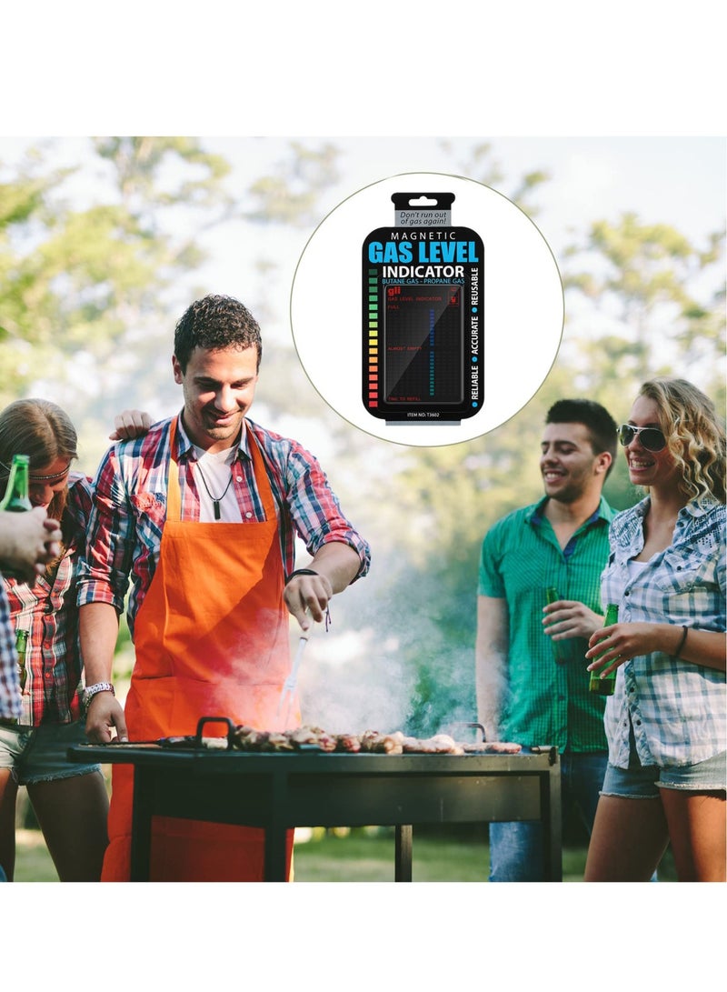 SYOSI Magnetic Gas Level Indicator, 4 Pieces Propane Tank Gauge Level Indicator, Reusable Propane Fuel Level Indicators, Propane Tank Sensor for Home Kitchen Tool - Image 5