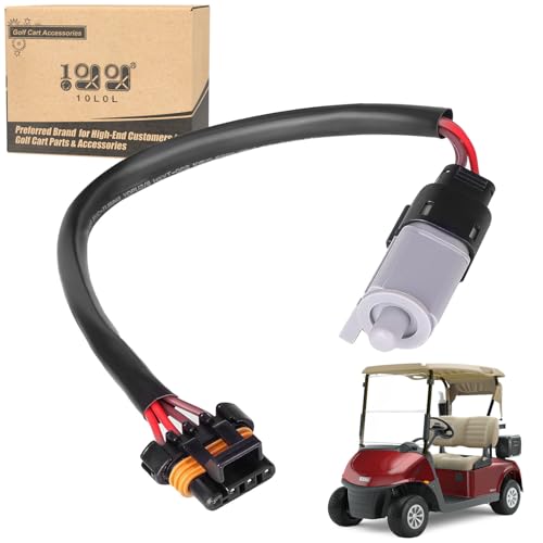 10L0L Accelerator & Brake Pedal Switch for EZGO RXV Electric & Gas Golf Cart, with Jumper Harness, OEM# 607605 610668 606711 612889 615747 - Image 1