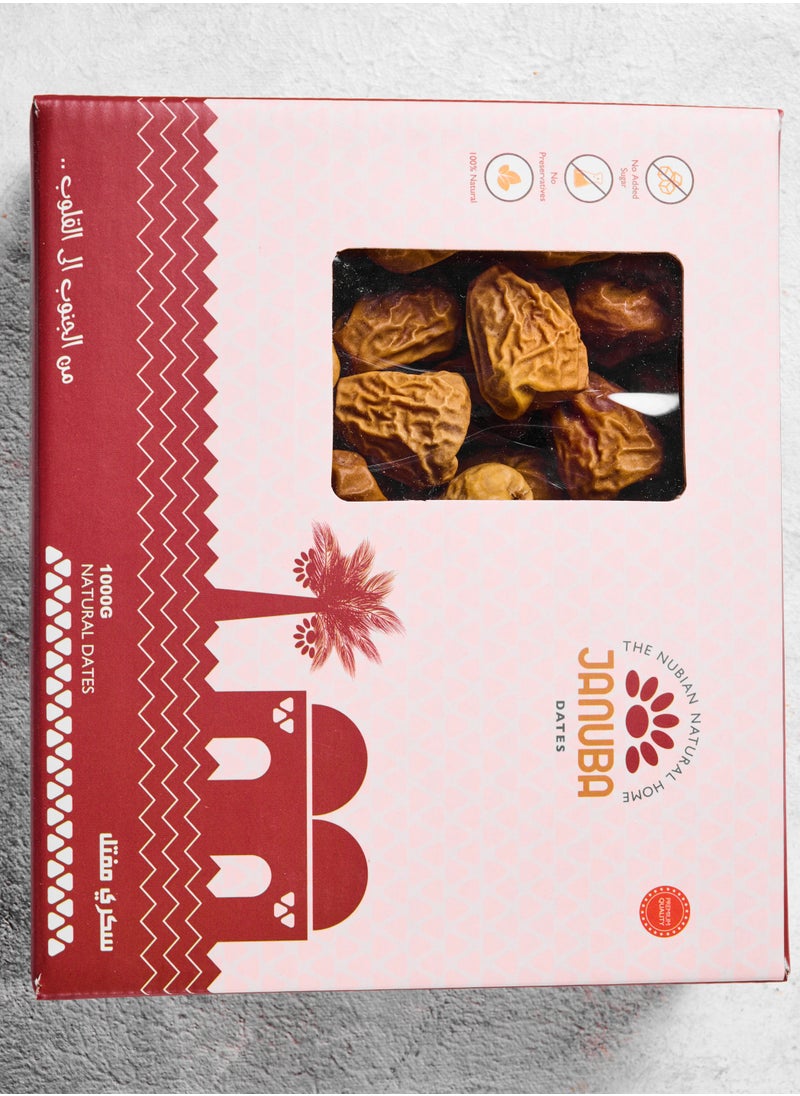 JANUBA Januba Sukkari Mefatel Dates Premium (1000 gm)  - Image 1