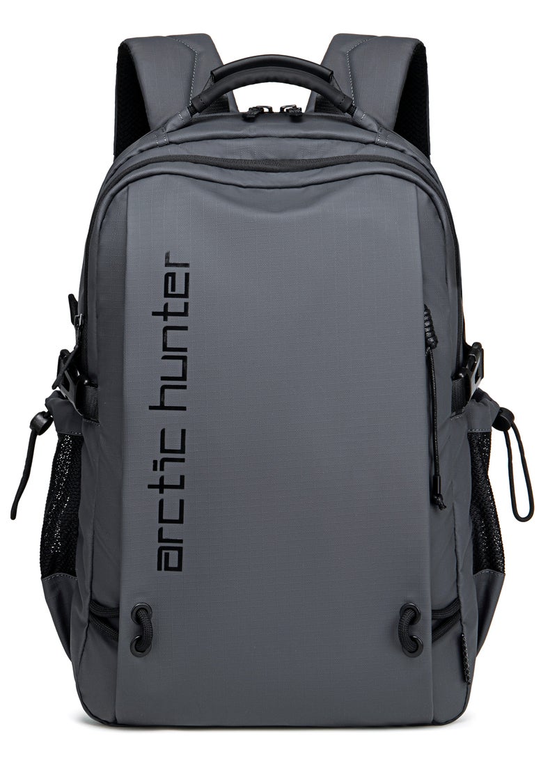 ARCTIC HUNTER Travel Backpack 15.6 Inch Laptop Backpack For Men Lightweight Water Resistant Business Travel Laptop Bag Computer Bag Purse for Commuting College For Men & Women B00530 Grey  - Image 3