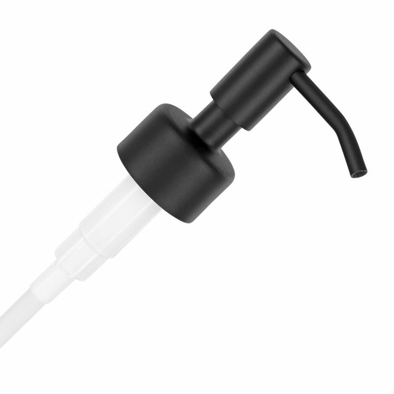 ALTGLAS Stainless Steel Soap Pump Budapest as Replacement for Liquid Hand Soap Dispensers and Bottle Upcycling Matte Black  Fits eg Jack Bottle