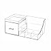 Cq acrylic1 Pack Clear Makeup Organizer Countertop,Stackable 1 Drawers Skincare Organizer,Cute Skin Care Organizer for Vanity Hair Clip,Jewelry,Beauty Product Desk and Make Up Organizers for Vanity - Image 2