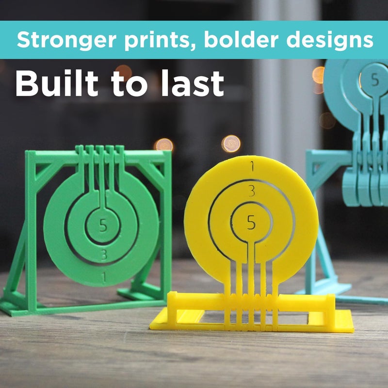 polymaker خيوط PLA PRO 1.75 مم 1 كجم، قوي وعالي الصلابة، خيوط طباعة ثلاثية الأبعاد صفراء، خيوط طابعة ثلاثية الأبعاد PolyLite PLA PRO 1.75 مم، طباعة مع معظم الطابعات ثلاثية الأبعاد - Image 2