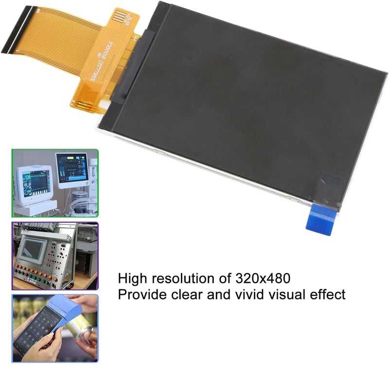 Yosoo 3.5 Inch LCD Display Module 320x480, 40 Pin RGB, 300 Backlight, Aluminum Alloy Material, Clear Visuals, Ideal for Smart Home Appliances, LCD Screen Module - Image 2
