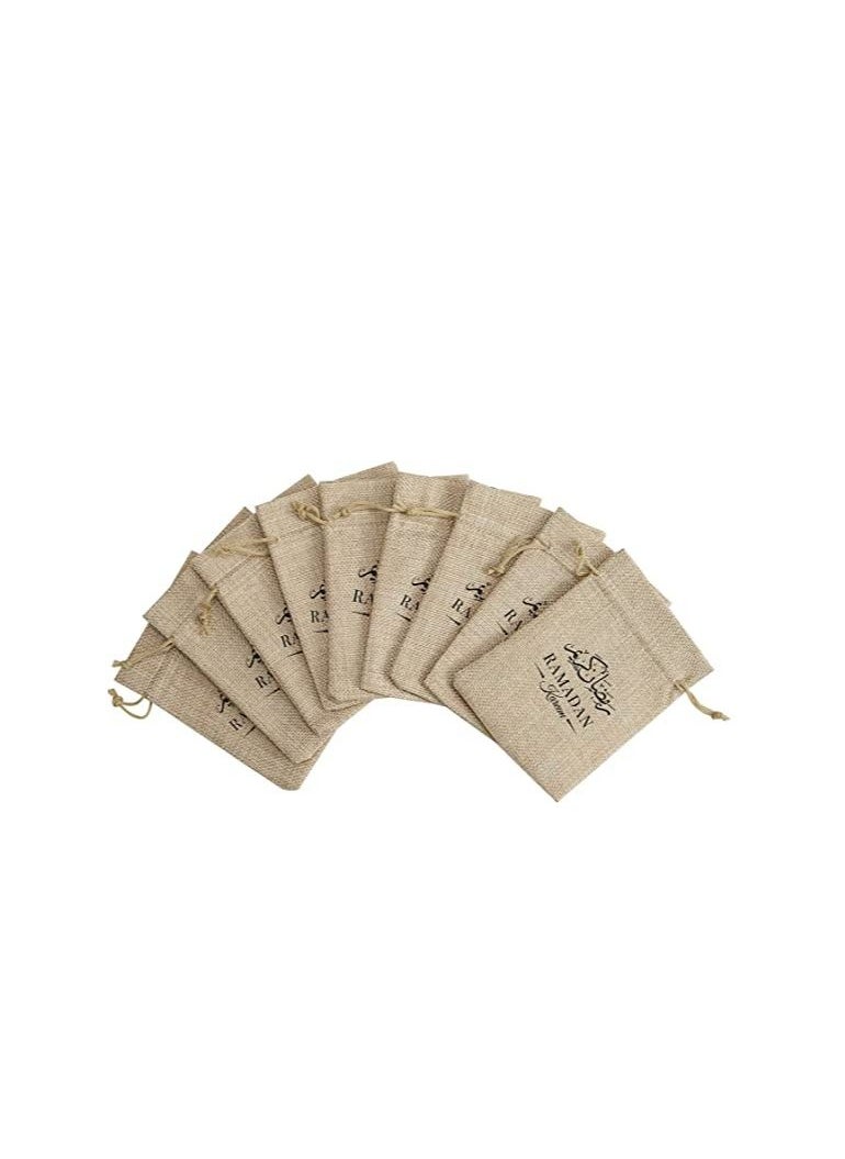 PRINTSHOP4ME - 12 pcs of Ramadan Mubarak Gift or Goodie Bags for Ramadan celebration Design 3 - Image 1