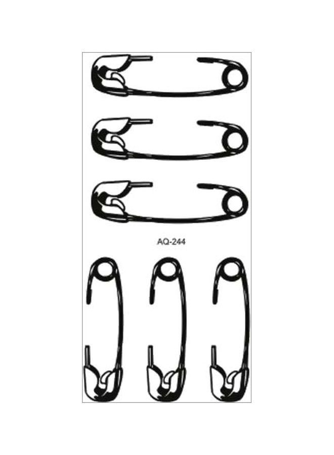 نيبمينينت ملصق تاتو مؤقت مقاوم للماء أسود