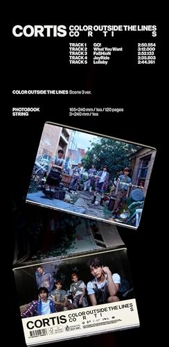 Koread CORTIS COLOR OUTSIDE THE LINES 1st EP Album (Photobook - Scene 3 Ver.) - Image 2