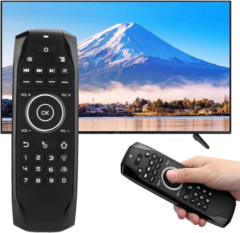 Air Remote Mouse, 2.4G Voice Air Fly Mouse for Bluetooth 5.0 Backlight for Android TV Box Control G7BTS Computer Supplies, Plug and Play for Smart Phones Laptops Smart TVs - Image 5