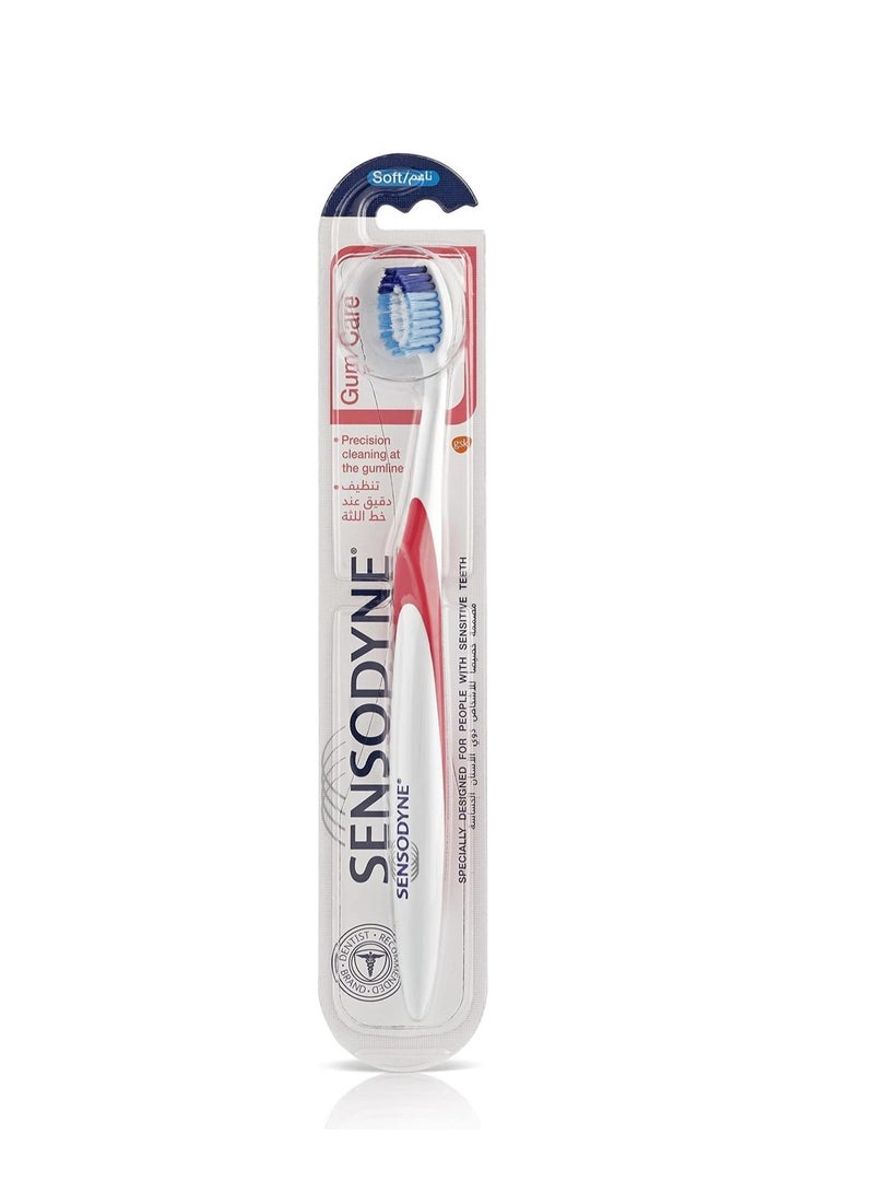 سنسوداين Sensodyne Toothbrush For Sensitive Teeth, Gum Care Brush With Soft Bristles, Multi-Colour - Image 3