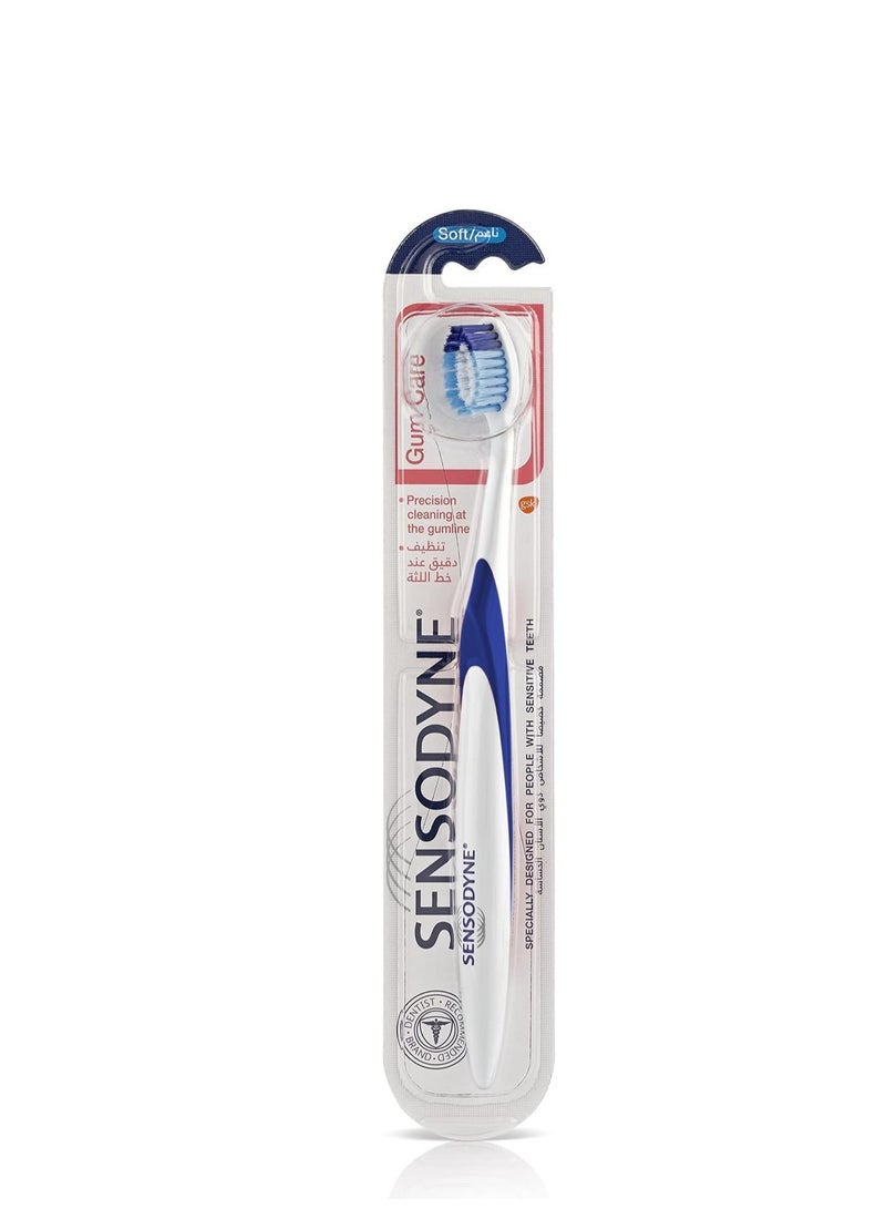 سنسوداين Sensodyne Toothbrush For Sensitive Teeth, Gum Care Brush With Soft Bristles, Multi-Colour - Image 2