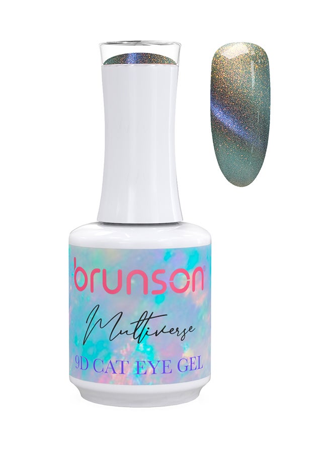 Multiverse 9D Cat Eye Gel Polish Galaxy Magnetic UV LED Gel Nail polish 18ml Chameleon Magnetic Gel Soak Off UV LED Gelish Polish D06N
