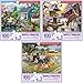 Bits and Pieces  Set of Three Jigsaw Puzzles for Adults  100 Piece and 50 Piece Options  Landscape Home Sunrise  Large Pieces for Seniors  15 x 19 Each - Image 4