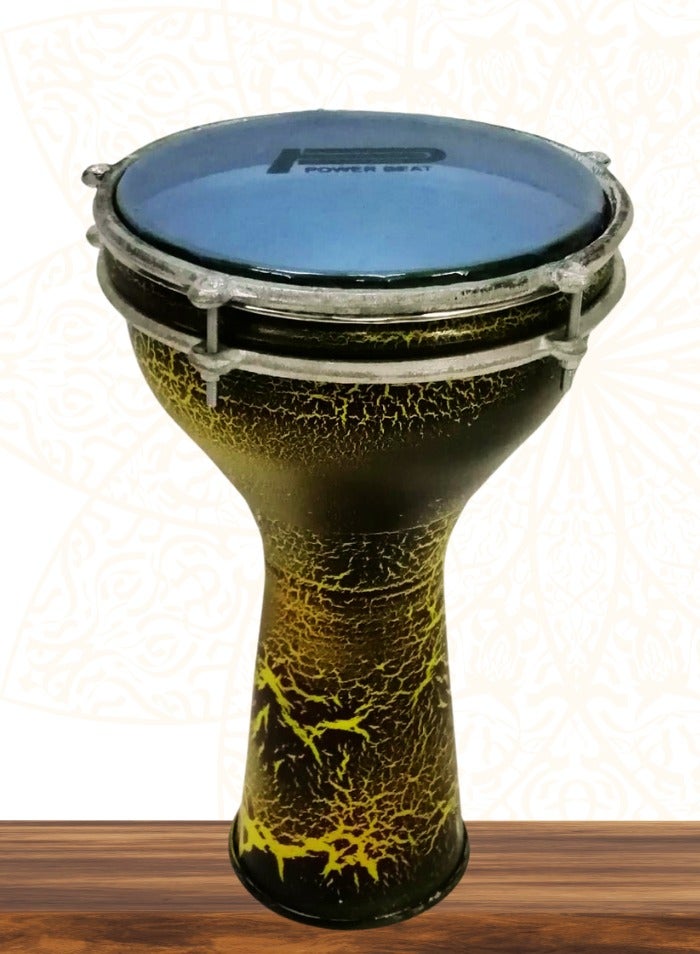 طبلة مصرية معدنية مزخرفة