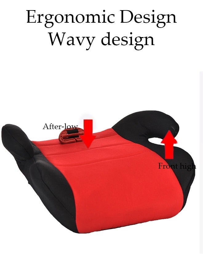 DUNISO Portable Child Car Safety Chair Safety Seat Travel Booster Car Seat Heightening Seat Cushion with Armrest for Kids - Image 5