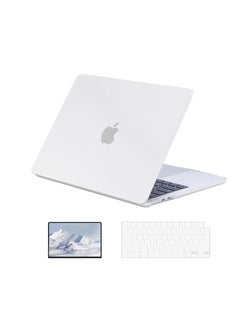 Generic 3 in 1 Hard Case Compatible with MacBook Pro 14 inch 2025--2021 M4 M3 M2 M1 Pro Max Chip, Hard Shell Cases with Keyboard Cover+Screen Protector, Frosted Transparent  - Image 1