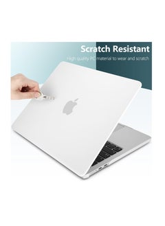 Generic 3 in 1 Hard Case Compatible with MacBook Pro 14 inch 2025--2021 M4 M3 M2 M1 Pro Max Chip, Hard Shell Cases with Keyboard Cover+Screen Protector, Frosted Transparent  - Image 2