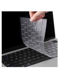 Generic 3 in 1 Hard Case Compatible with MacBook Pro 14 inch 2025--2021 M4 M3 M2 M1 Pro Max Chip, Hard Shell Cases with Keyboard Cover+Screen Protector, Frosted Transparent  - Image 5