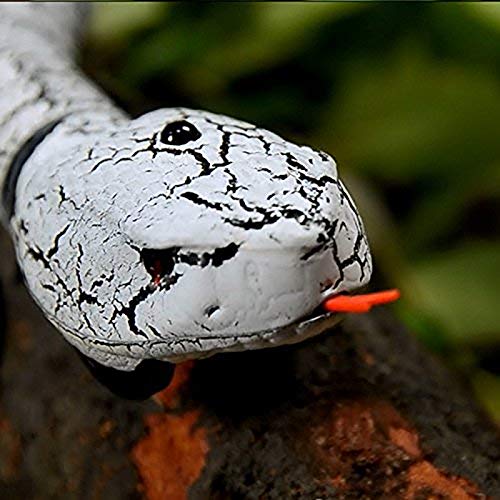 Kiditos 16" Remote Control Snake Toy – Rechargeable RC Snake with Egg Controller, White - Image 3