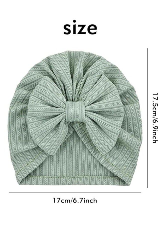 Joyelink 6 Pack Soft Turban Hats Beanies Bonnets For Baby Girls Newborns Infants Toddlers - Image 3