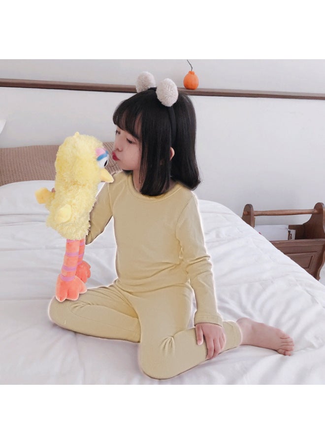 Category A Children's Pajama Set Autumn And Winter Styles Girls' Autumn Tops And Pants Small And Medium-sized Children Boys' Cotton Long-sleeved Loungewear