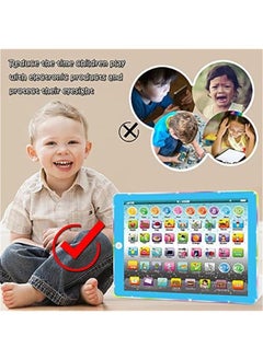 Generic Kids Tablet Learning Pad Toddler Tablet with ABC Word Song Music Number Electronic Interactive Toy for Educational Preschool Boys & Girls 3 4 5 Years Old  - Image 4