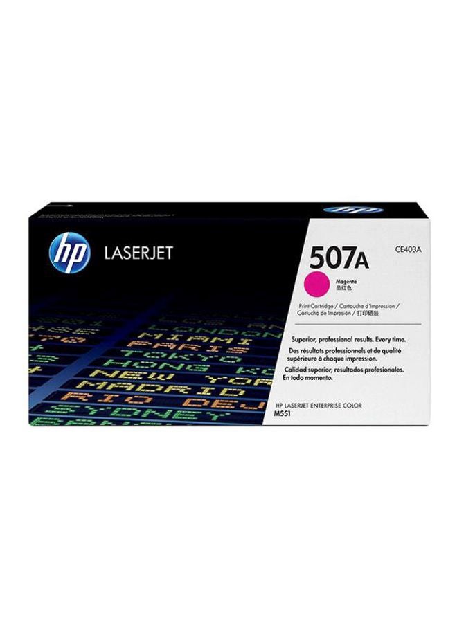 HP خرطوشة حبر لطابعة ليزر جيت 507A أرجواني - Image 2