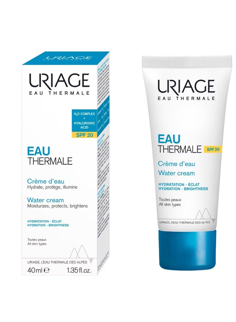 Uriage Thermale Light Water Cream SPF20 40ml - Image 1