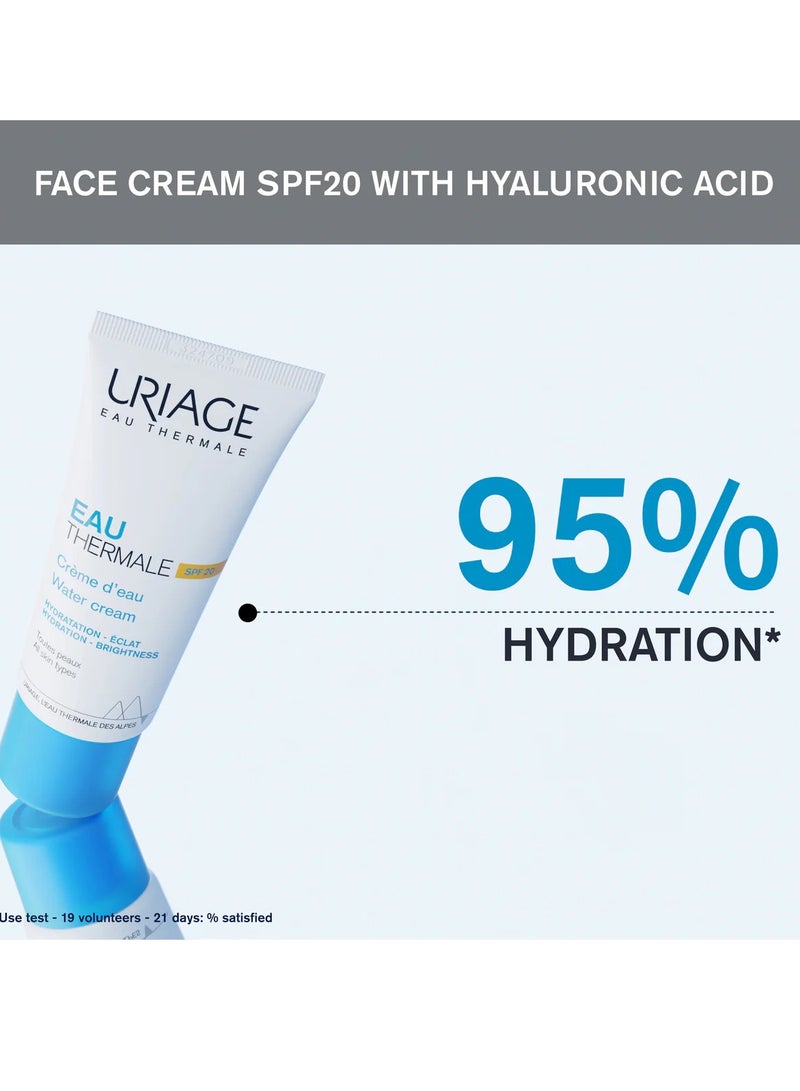 Uriage Thermale Light Water Cream SPF20 40ml - Image 2