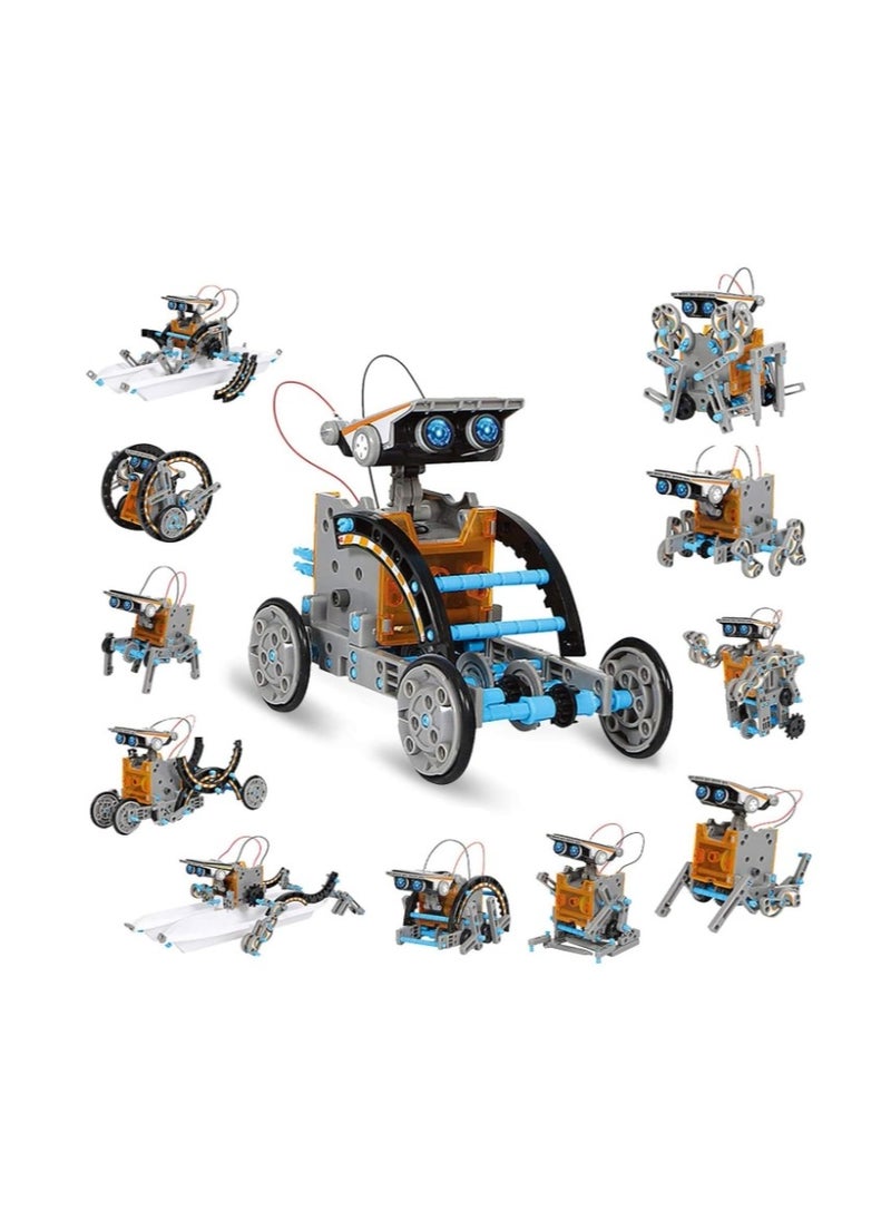 OASIS-TH - 13-in-1 Solar Robot Kit,Educatoinal Learning Science Building Toys DIY Educational Science Kits Gift for Kids Age 8 +,Science Experiment Set Gifts Toys for Boys Girls Teens - Image 1